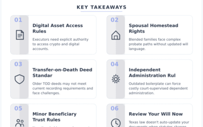 Your Will Is Probably Outdated – 5 Texas Law Changes from 2026 That Affect Collin County Estates Right Now