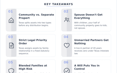 Died Without a Will in Prosper or McKinney? Here’s Exactly What Texas Law Does With Your Assets