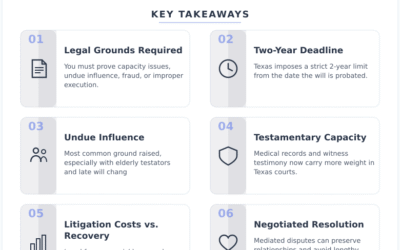 Contesting a Will in Texas in 2026: What Collin County Families Need to Know Before They Go to Court